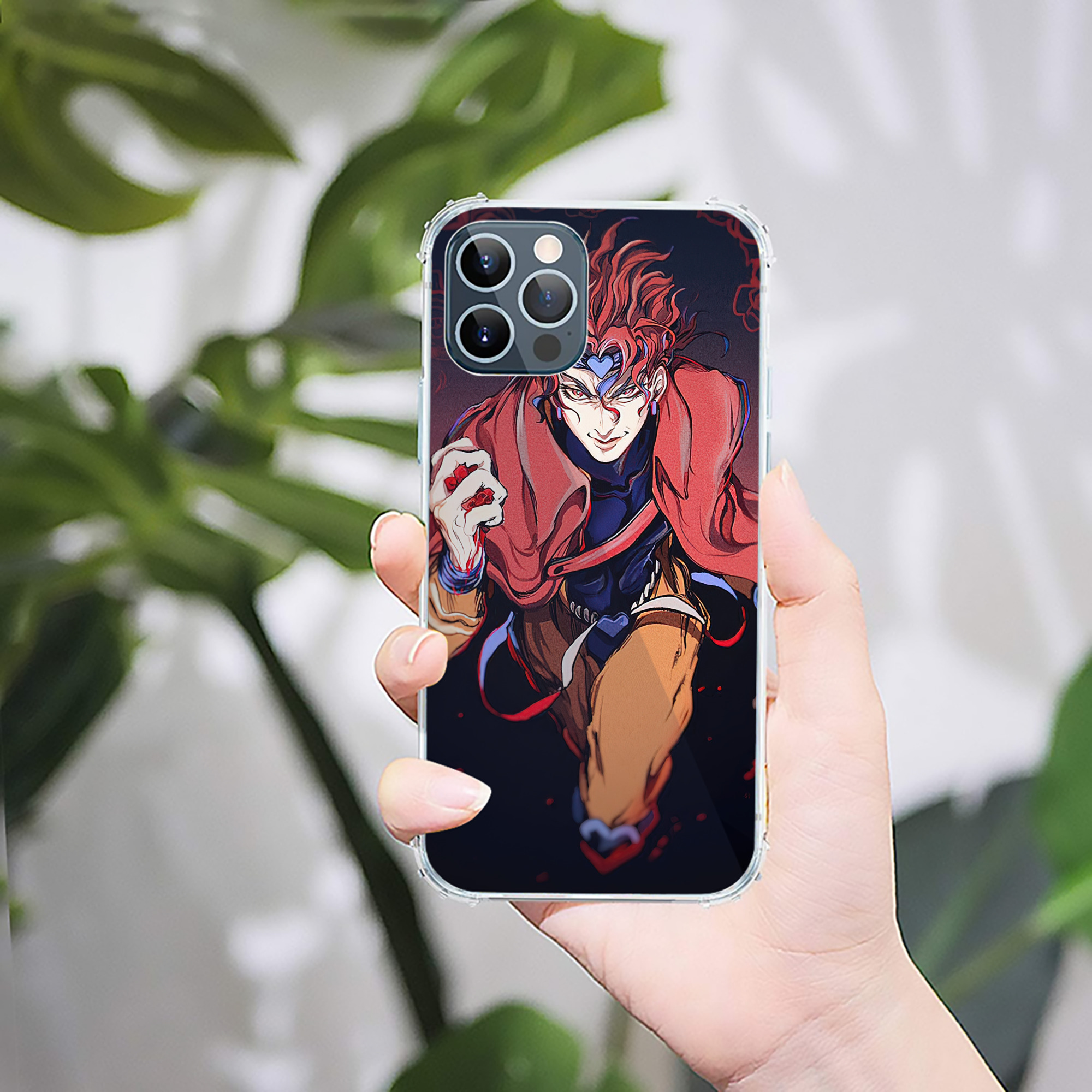（画像用） ジョジョの奇妙な冒険 JoJo's Bizarre Adventure 【iPhone 12シリーズ対応】透明スマホケース（クリアソフトケース）